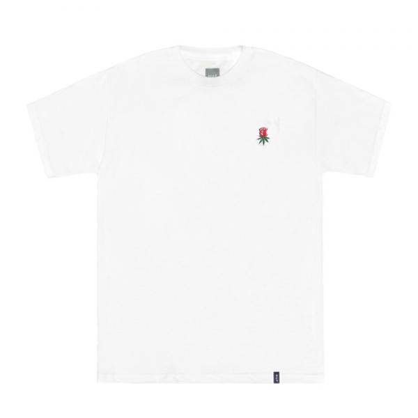 ROSEBUD TEE-WHT